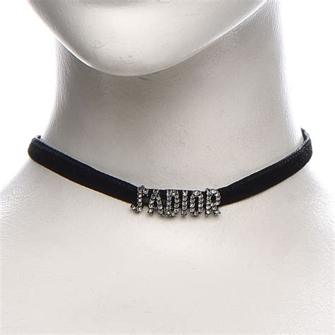 dior black choker|dior choker necklace price.